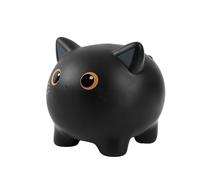 I-TOTAL® Hucha monedero divertida y decorativa de plástico resistente Black Cat