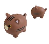 I-TOTAL® - Hucha Divertida Decorativa/Monedero de plástico Resistente (Tabby Cat)
