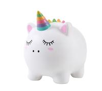 ITOTAL Hucha Monedero Unicornio – Plástico resistente, PVC rígido, decorativa