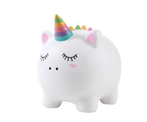 I-TOTAL® - Hucha Divertida Decorativa/Monedero de plástico Resistente (Unicorn)