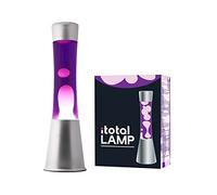 I-TOTAL -Lámpara de lava iluminante colorada (Violeta/Blanca)