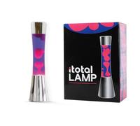 I-TOTAL Lámpara de lava Magma 40 cm Morado/Rosa