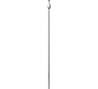 IAM DESIGN Varilla decorativa de 1200 mm para soldar con lanza de 85 x 35 mm, barra de hierro adecuado para pasamanos, barandilla de escaleras, hierro forjado liso/redondo
