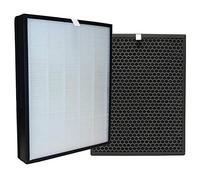 iAmoy Kit de repuesto de carbón activado y HEPA filtro,FY3432/10 y FY3433/10 Filtros,Compatible con Philips AC3256/60,AC3259/10,AC4550/10 purificador de aire