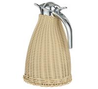 IB Laursen Jarra Térmica Natural Poly-Rattan Tejido 1,5 Litros Jarra Termo