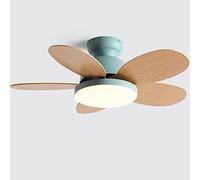 IBalody Ventilador de Techo Interior Creativo con luz LED Luz de Ventilador silencioso de 3 velocidades Luz de Ventilador de Techo remota Grande para Dormitorio Sala de Estar Comedor Restaurante
