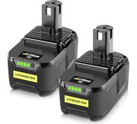 Ibanti RB18L50 18v - Batería de Repuesto para Ryobi P108 RB18L40 RB18L25 RB18L15 RB18L13 P108 P107 P122 P104 P105 P102 P103 con indicador LED