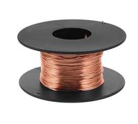 ibasenice 1 rollo de alambre de cobre para soldadura DIY - Cable eléctrico de 50 metros para jardinería, electrocultivo, bonsáis, fabricación de joyas, abalorios y manualidades DIY - 0,5 mm de