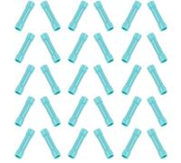 ibasenice 100 Unidades Terminal de Empalme Aislado de Metal y Pvc Verde, Resistente a Sacudidas Necesidad de Herramienta, Adecuado para Líneas de Producción Automatizadas y Circuitos de