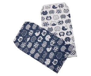 ibasenice 2 Fundas de Libro de Tela Estilo Japonés, Protección Reutilizable para Cuadernos y Cuadernos de Bocetos, Fáciles de Llevar y Lavables para Estudiar y Viajar
