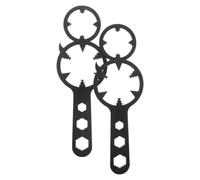 ibasenice 2 Piezas Desgranadora de Maíz Manual de Acero al Carbono con Mango Ergonómico Negro para Entornos Agrícolas y Camping, Rendimiento Consistente y Seguro para Cocinar
