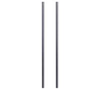ibasenice 2piezas Varilla de Agitación de Grafito Unidades Resistente Altas Temperaturas para Horno de Fusión Electrodo de Carbono para Mezcla Crisol Uso Soldadura y Refinación Reutilizable