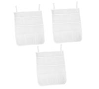 ibasenice 3 Piezas Bolsa De Almacenamiento Montada En La Pared Bolsas Organizadoras De Malla Juguetes Para Cuna De Bebé Juguetes De Baño Infantil Almacenamiento De Juguetes De Baño