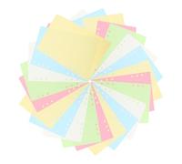 ibasenice 50 Hojas Recambio de Papel para Cuaderno Sueltas Papel para Archivador Recambios para Libreta Insertos para Planificador y Resistente para Oficina y Hogar