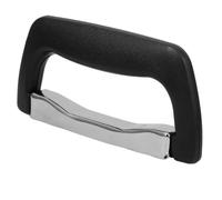 ibasenice Asa de Tracción del Equipaje, Asa de Transporte para Estuche, Abs E Hierro, Negro, Ligera y Reemplazable, Paso 6,8cm, Diámetro de Tornillo 0,4cm, para Maletas y Estuches