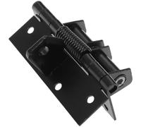 ibasenice Bisagra Automática para Puertas de Madera Resorte Ajustable de Acero Manganeso, Cierre Automático Invisible de 90 Grados para Cocina y Baño