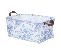 ibasenice Cesta Resistente al Uso Diario Plegable de Tela de Almacenamiento con Diseño Retro Artístico para Guardar Toallas y Juguetes y Tacto Suave Adecuado para Armarios y Mudanzas