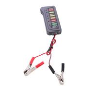 ibasenice Comprobador de Baterías para Automóviles Detección Inteligente y Fácil, Dispositivo de Prueba en Material Abs Color Negro