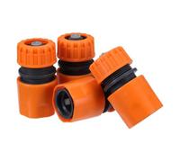 ibasenice Conector Rápido 4 Manguera de Jardín 1/2 Pulgada para PP | Válvula de Cierre Integrada, Canal Interno sin Obstrucciones, Uso en Jardín y Patios, Compatibilidad