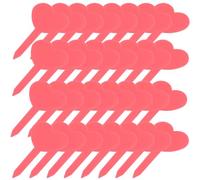 ibasenice Etiqueta de Planta Reutilizable Suministros para Plantas Marcador de Jardín Pp Rojo 100 Piezas Uso Doméstico y Jardín Fácil de Escribir Larga Vida Útil