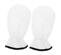 ibasenice Guantes de Parafina para Spa de Manos Cierre Ajustable, Poliéster Blanco, Térmicos para Cuidado y Mantenimiento Piel Hogar