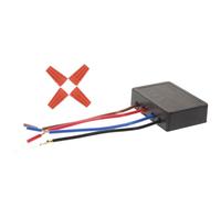 ibasenice Interruptor de Atenuación Táctil 4 Capuchones de Conexión 4 Niveles de Brillo Regulador de 4 Intensidades, Plástico Negro para Lámpara de Mesa
