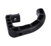ibasenice Mango Auxiliar para Motosierra Diseño Curvo, Material Plástico Negro, Agarre Antideslizante y Equilibrio de Doble Mano para Corte de Madera y Bricolaje
