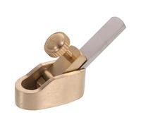 ibasenice Mini Cepilladora para Madera de Metal Dorado 4,50x2,50x1,50cm, Cepillo de Mano para Carpintería y Reparación de Violín, para Luthiers Profesionales y Aficionados