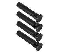 ibasenice Pines de Bisagra de Plástico y Negro 4 Piezas para Seguridad Mejorada, Reemplazo Adecuado Tapa de Cubo de Basura para Contenedores Comerciales Jardines