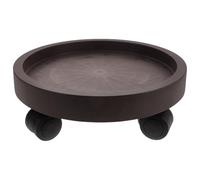 ibasenice Plato para macetas de Resina Resistente con Ruedas de 7,67 | Soporte rodante para macetas, capacidad de 40 kg, posavasos para macetas, carrito para de jardín, fácil de mover.