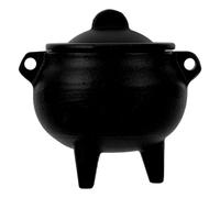 ibasenice Quemador de Incienso de Hierro Fundido para Hierbas Aromáticas y Palo Santo, Cuenco Compacto para Aromaterapia, Soporte Resistente para Varillas y Conos, Adecuado para Meditación