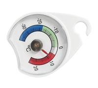 ibasenice Termómetro para para Cocina de de Plástico Blanco, Adecuado Diseño Compacto y Alta Precisión Frigorífico Congelador Refrigerador Doméstico
