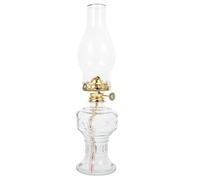 ibasenice Vintage Lámpara de Queroseno de Sobremesa de Cristal Claro de Aceite de La Lámpara de Queroseno de Chimenea de La Lámpara de Adorno para La Fiesta de Boda de Navidad del Hogar