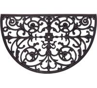 Ibenzoa®: Alfombrilla de goma en forma de semicírculo, color , 45x75 cm. Antideslizante, resistente a la intemperie y fácil de limpiar, ideal para interiores y exteriores
