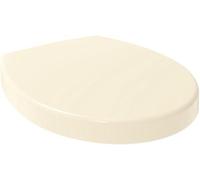 Ibenzoa® Asiento de inodoro antibacteriano de urea-duroplástico – desmontable, sistema de liberación rápida, cierre suave, bisagras de acero inoxidable, para inodoros con forma ovalada, capacidad de c