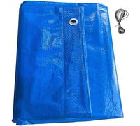 Ibenzoa® Lona de protección impermeable, 3x6 metros – extra resistente, 140 g/m², recubrimiento en ambas caras, ojales cada 1 metro, esquinas reforzadas y borde de goma, ideal para jardín, camping y c