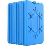 Ibenzoa®: Packs de hielo ultrafinos y reutilizables, de 16,2 x 11 x 1,4 cm. Almohadillas de gel sin BPA, ideales para bolsas térmicas y loncheras, perfectas para actividades al aire libre y el uso dia