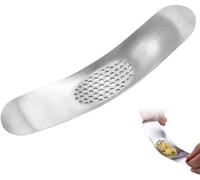 Ibenzoa® Prensa de ajo de acero inoxidable 304: prensa segura y eficiente para ajo, jengibre y cebollas, ideal para la cocina y la barbacoa