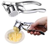 Ibenzoa®: Prensa manual ergonómica para ajo e jengibre, que permite triturar ajo, jengibre y cebolletas de forma fácil y sin olores