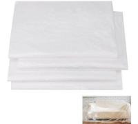 Ibenzoa® Set – 4 láminas protectoras transparentes de 4 m x 5 m, fabricadas en polietileno resistente al desgarro, reutilizables, para cubrir muebles y suelos durante trabajos de pintura y renovación