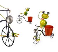 Ibergarden Macetero Bicicleta Rana Pack de 6 unidades