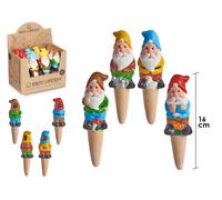 Ibergarden Set de 48 Enanos de Cerámica Colores Vivos Surtidos
