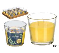 Ibergarden Vela Cónica de Citronela 500 gr Amarillo