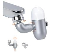 Ibergrif Extensor de Grifo 720° - Aireador 4 Modos con Ahorro de Agua, Adaptador Universal M22/M24 para Cocina y Baño, ABS Anticorrosión, M91006-1