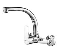 Ibergrif M16357 Griferia de Cocina de Pared, Grifo para Fregadero Monomando, Cromo