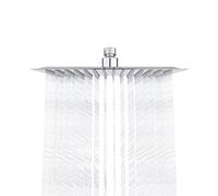Ibergrif M20297 Rociador Ducha 25cm Cuadrado Lluvia Acero Inoxidable