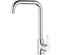 Ibergrif M22105 Grifo de Cocina con Caño Alto, Grifo para Fregadero Giratorio 360 °, Cold Start, Ahorro de Energía, Cromado
