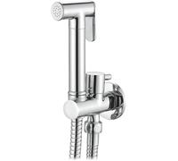 Ibergrif Monomando Empotrar para Bidé WC, Grifo de Bidet para Agua Sola, Cromo, Cuadrado, M22015R