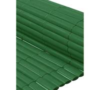 IBEROGARDEN | Cañizo PVC Verde Doble Cara | 1600 gr/m² | Láminas de PVC Reforzado | Extra Calidad y Durabilidad para Vallas, Jardines y Terrazas | FIJACIONES INCLUIDAS