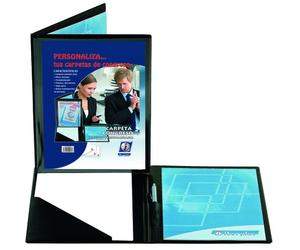 IBERPLAS Carpeta de Congresos PVC con Canguro, Bloc y Porta Bolígrafos (Set de 7)
